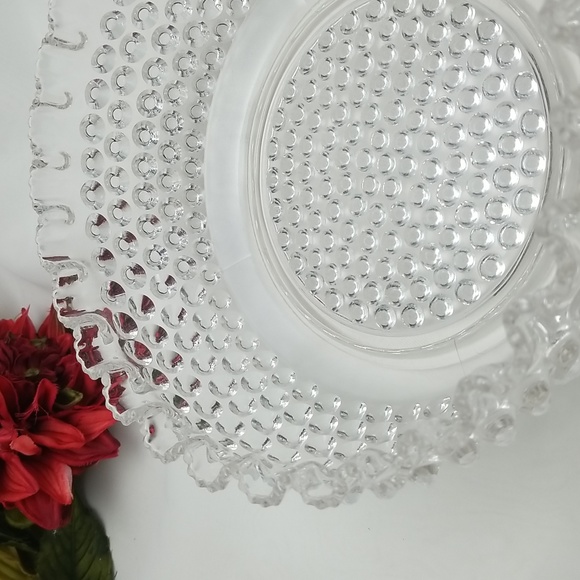 Antique EAPG Elson Glass Dewdrop Master Berry Bowl - Picture 12 of 16